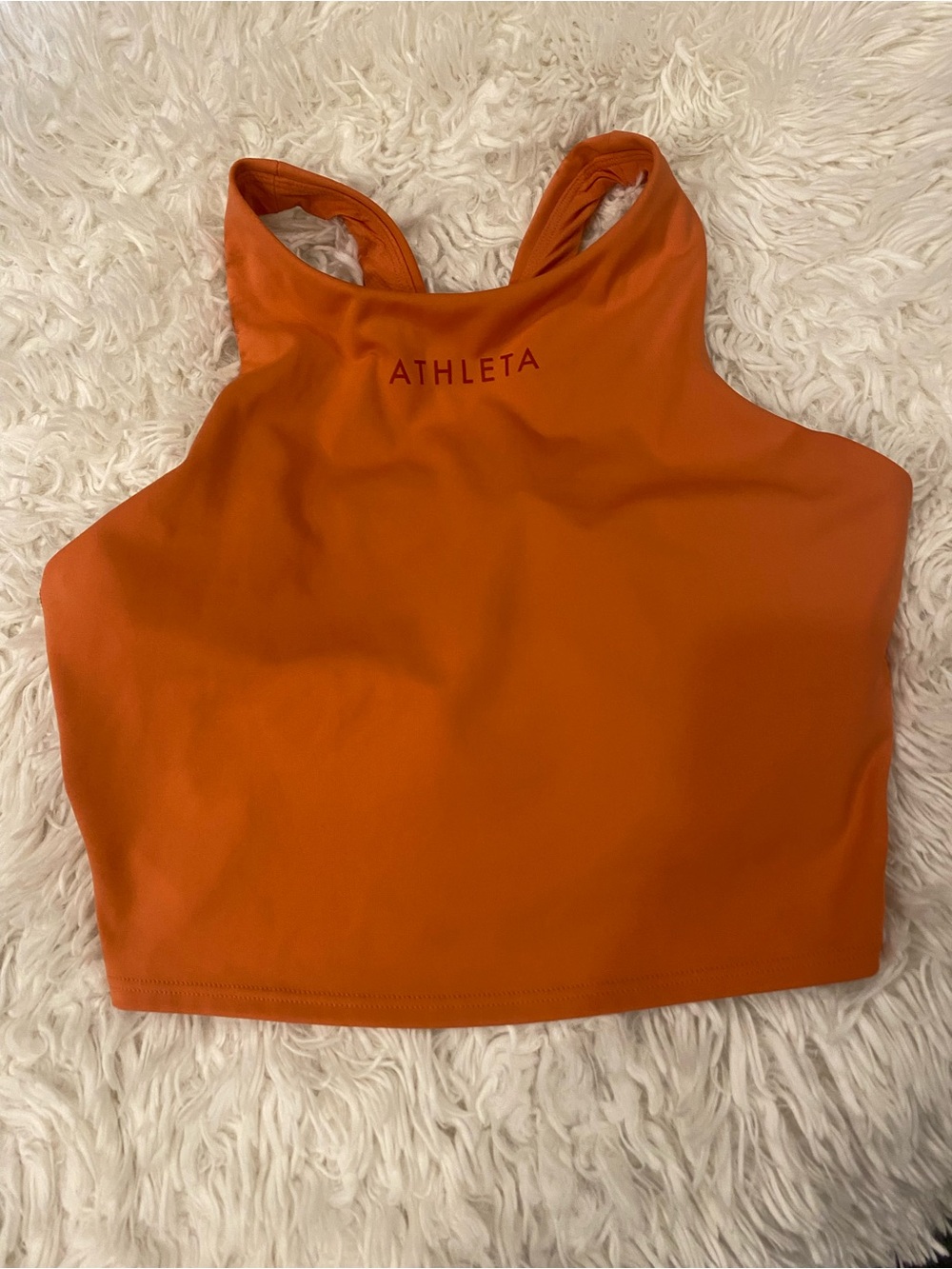 Athleta Sports Bra Orange Small